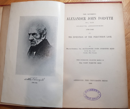 1909 alexander john forsyth - 1909,