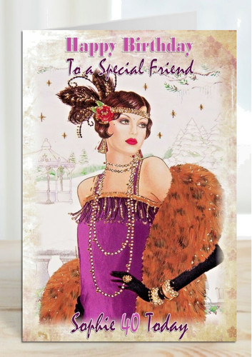 Personalised birthday card