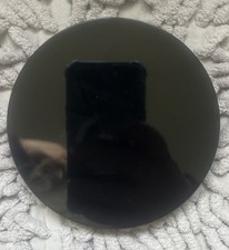 Black obsidian crystal - black,