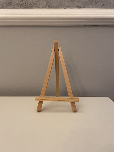 Wooden easel mini canvas x - easel,