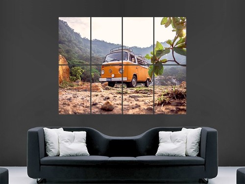Camper poster volkswagen - vw,