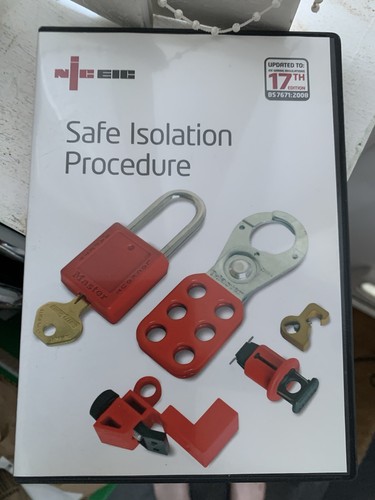 Safe isolation procedure - isolation,