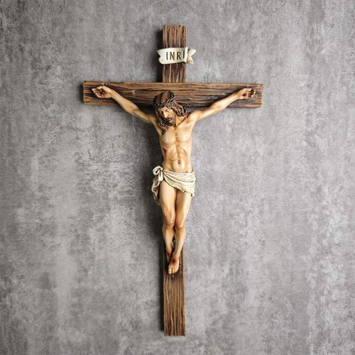High catholic crucifix - crucifix, wall