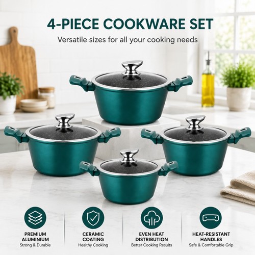 4pcs casserole cookware set - casserole,