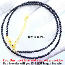 Natural stone beads necklace - natural,