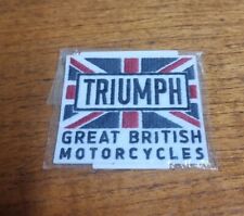 Triumph Greastest British Motorcycle Cloth Patch Badge