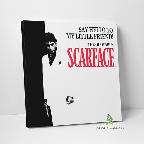 Scarface pacino canvas art - canvas,