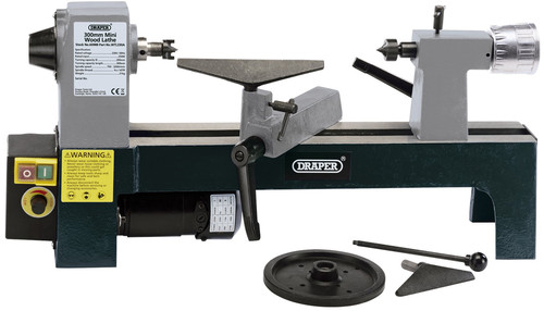 Draper 300mm mini woodlathe - draper,