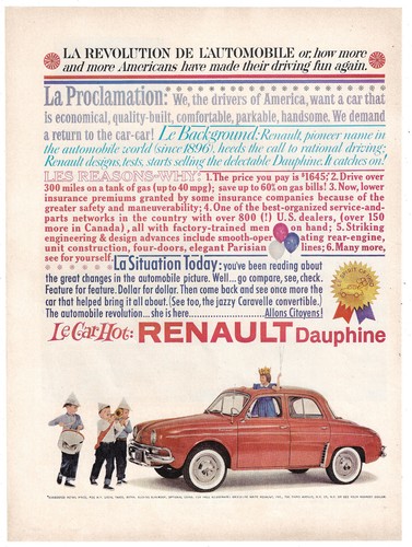 Renault dauphine - renault,