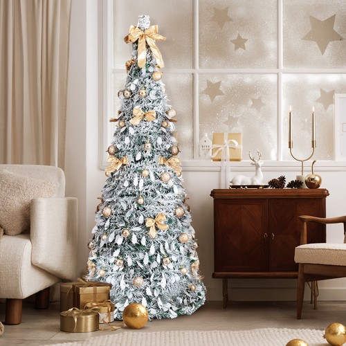 6ft pre lit christmas tree - christmas, pop