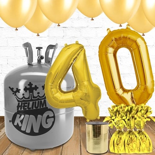 40th birthday helium gas - helium,