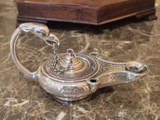 Antique Silver Inkwell in the