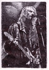 Original Drawing Kurt Cobain