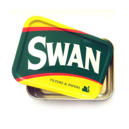 Swan tobacco tin 2oz - tin,