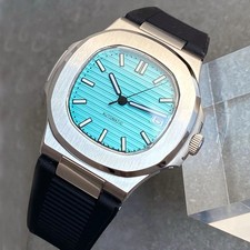 Custom Mod 40mm Watch Blue
