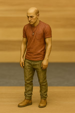 Radio Controlled Scale figure crew yacht WPL driver M12