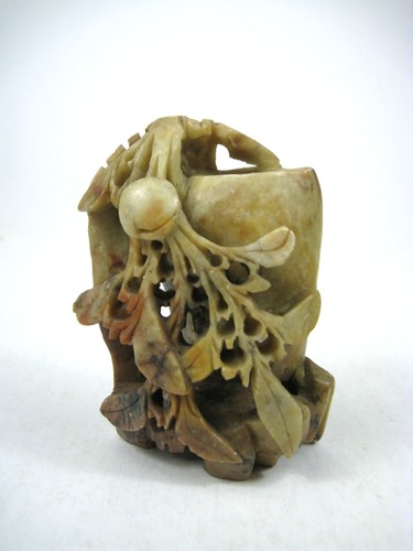 Carved soapstone decorative - soapstone,