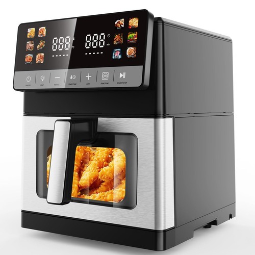 10l air fryer 1400w low - air,