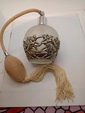 Vintage perfume bottle - vintage, metal