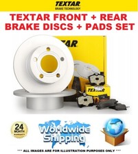 Textar front rear discs - front, +