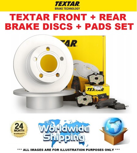 Textar front rear discs - textar, +