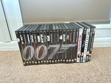 20 x James Bond 007 DVD Collection Plus Daniel Craig Films Booklets Sky Fall New