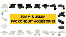 20mm Conduit Fittings 25mm Conduit Connectors accessories White black Elbow Tee
