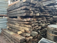 2.4M / 2.5M ~  WOODEN RAILWAY SLEEPERS ~ RECLAIMED