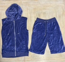 Mens Hooded Shorts Tracksuit