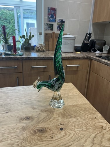 Murano glass pheasant - glass, 13”