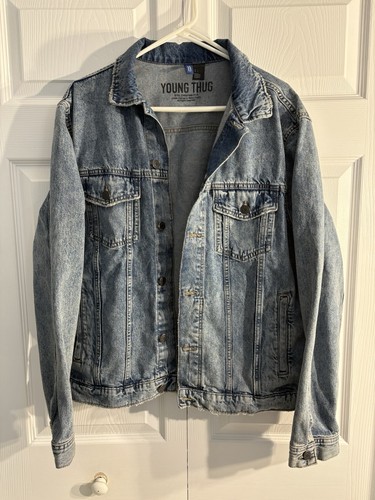 Young thug denim trucker - young,