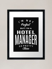 Hotel Manager Framed Art Print