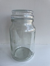 Clear Glass Food Storage Jar With Rubber Seal Lid capacity 2 pints