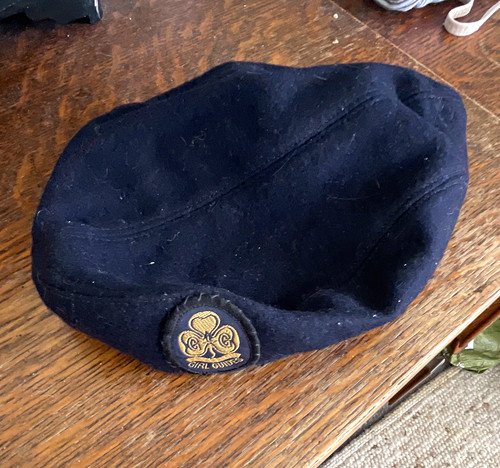 Girl guides navy beret hat - guides,