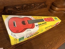 Children’s Wooden Toy Red Guitar 22 Inches