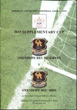 Oxenhope Rec v Oxenhope Rec 23/04/15 Keighley Supplementary Cup