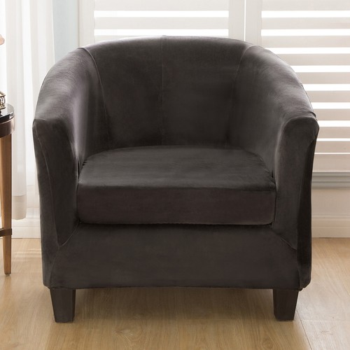 Piece velvet tub chair - tub,