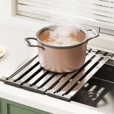 Roll Up Dish Drying Rack Over