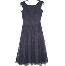 Black Lace Dress 6/8 Rhona Roy