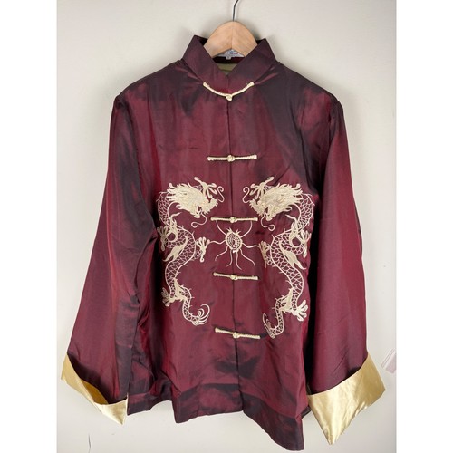 Vtg satin solz squirrel - solz, red