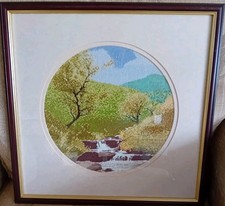 Framed Cross Stitch Lower