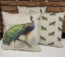 Peacock Cushions 40 x 40 Cm