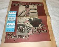 CLASH TRIBAL STOMP MONTEREY FAIR TICKET w Concert Program Underground Newspaper