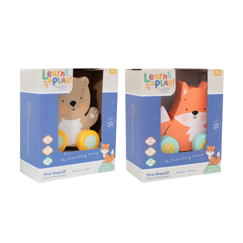 Wooden push along toys - push, of