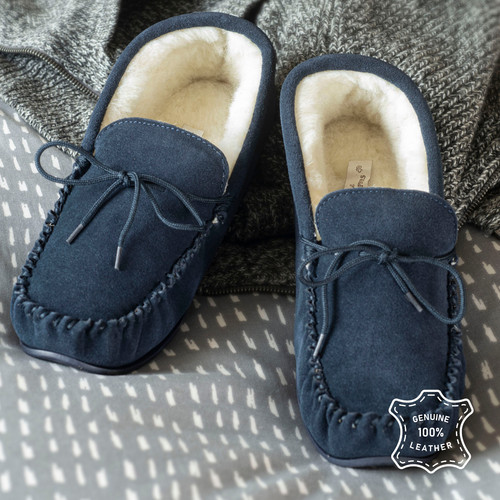 Men wool lined suede - men's,