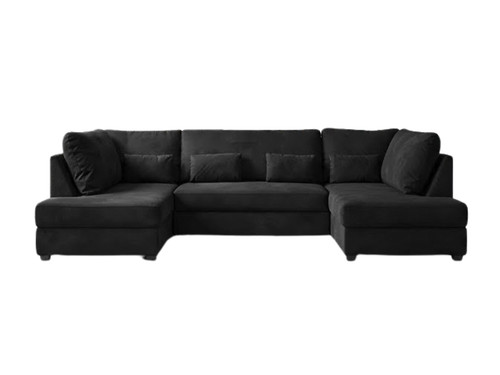 Large corner shape sofa bed - u,