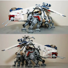 Star Wars Republic Dropship with AT-OT Walker Compatible 10195 Transport Ship To