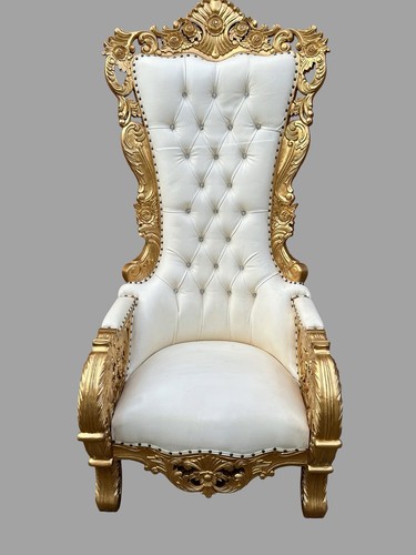 Queen throne chair luxury gold - throne,