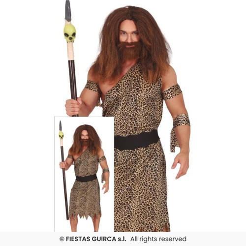 Caveman costume mens pre - mens,