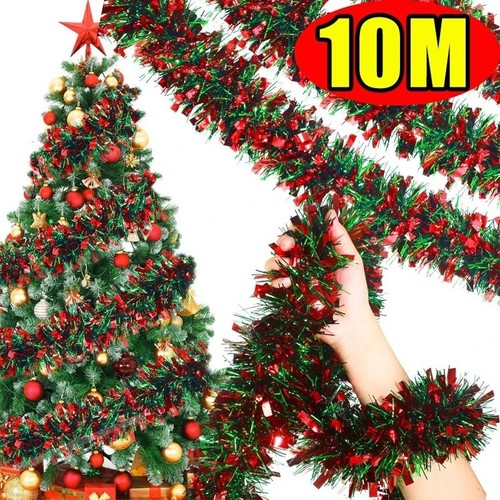 Christmas tinsel garland - tinsel,